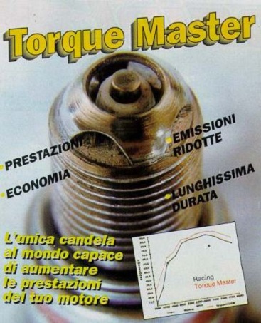 TorqueMaster l'unica candela al mondo capace di aumentare le prestazioni  del tuo motore